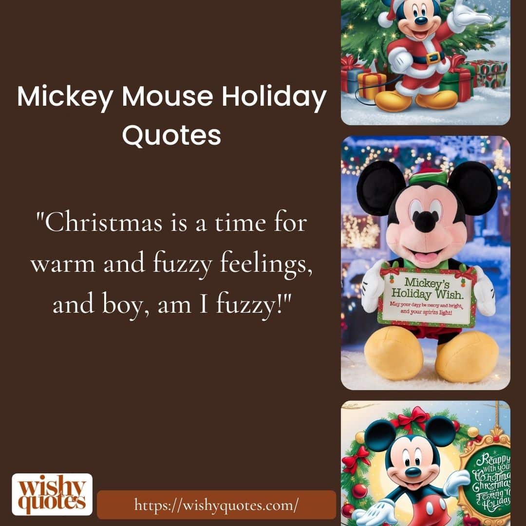 mickey mouse holiday quotes