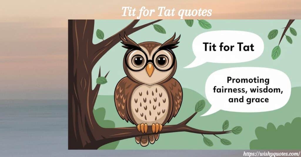 tit tat quotes