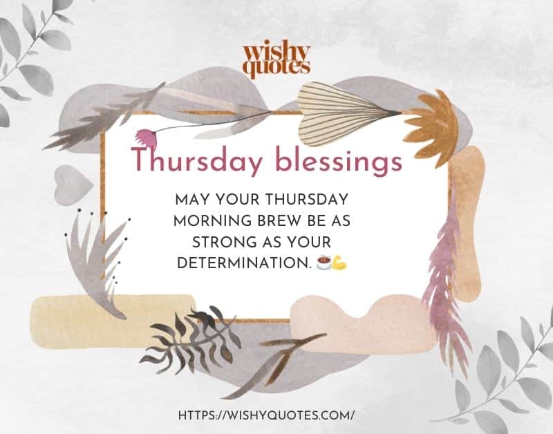 morning thursday blessing