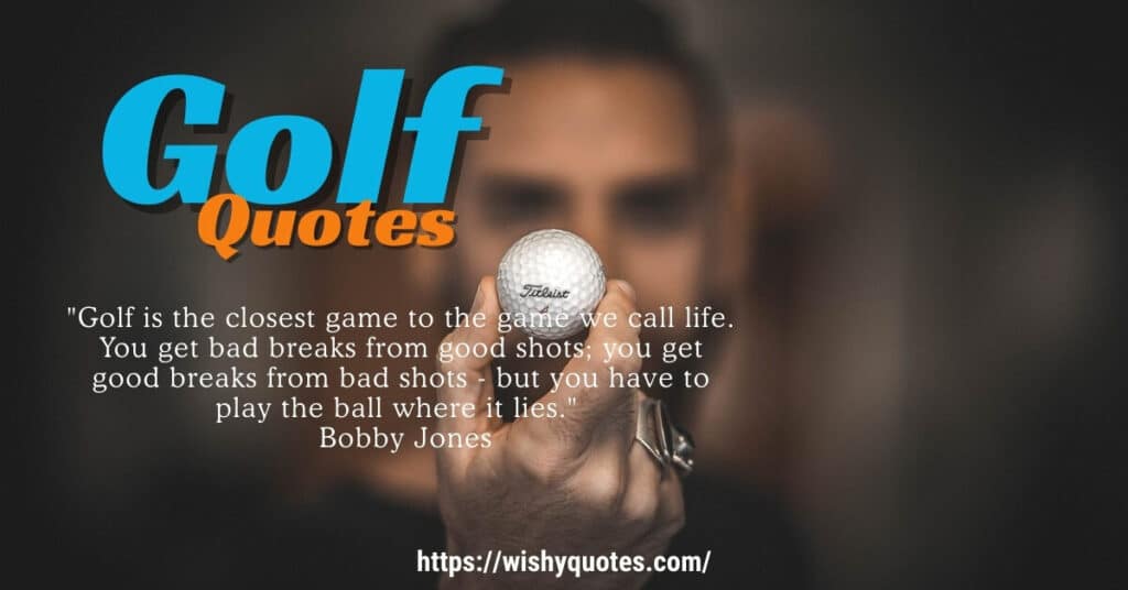 Philosophical Quotes about Golf