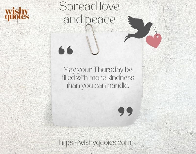 spread love on Thursday