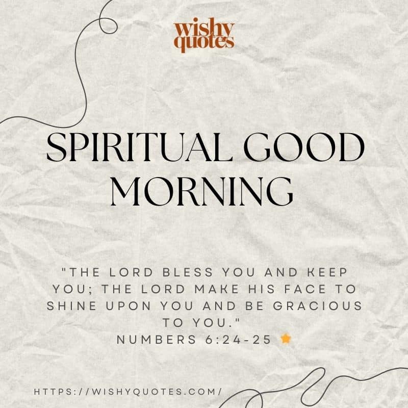 Spiritual Good Morning