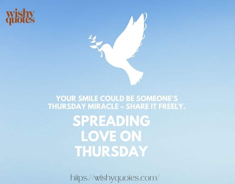 spread love on Thursday