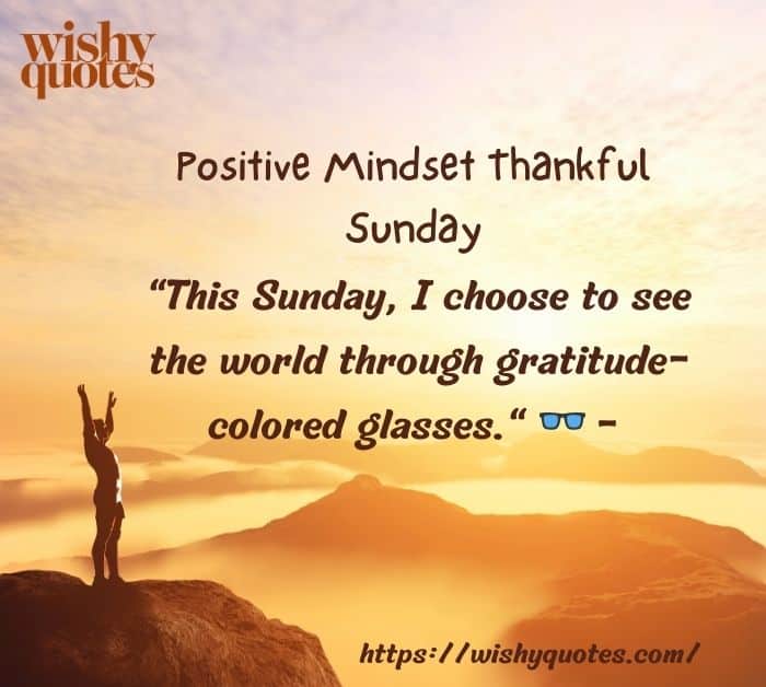 Positive Mindset: Sunday's Blessings