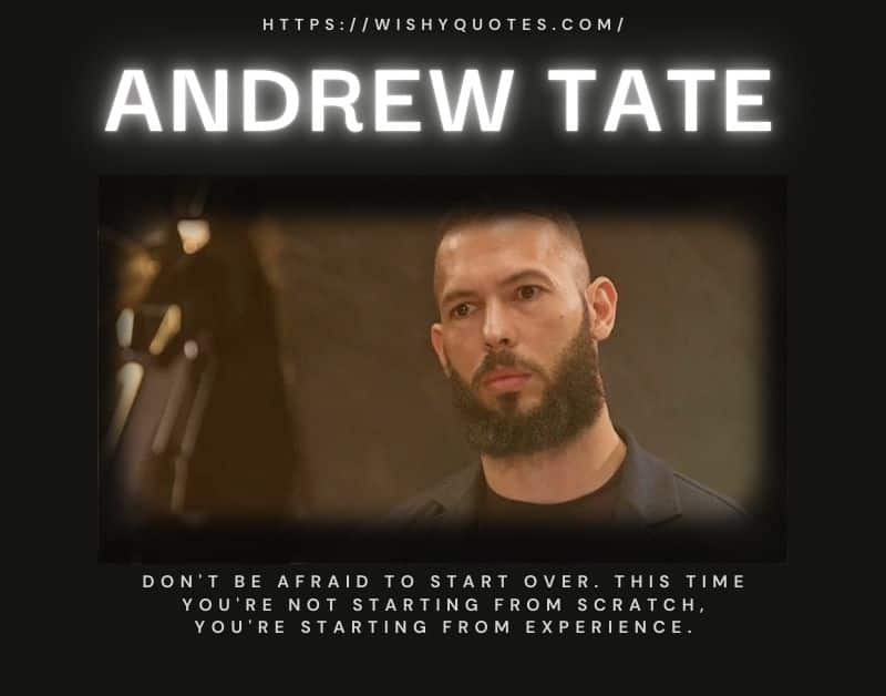 Andrew Tate Quotes On personal growth