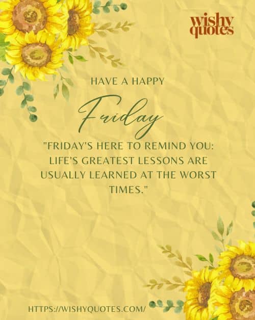 Friday Blessings Images on Wisdom