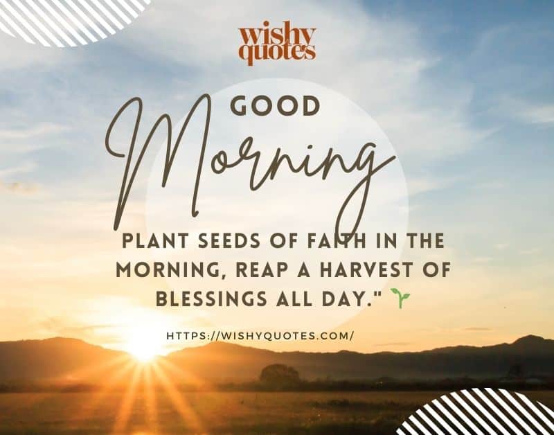 Seeds of Faith morning