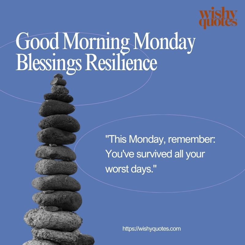 Good Morning Monday Blessings Resilience