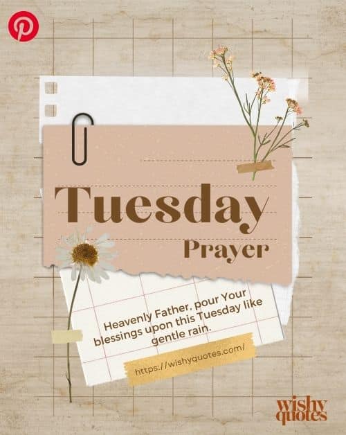 Tuesday prayer