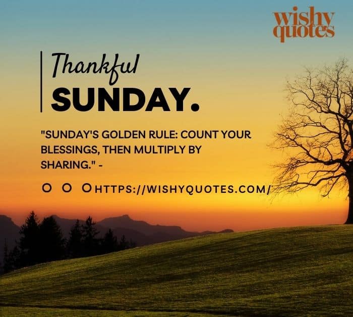 Deepening Your Sunday Gratitude