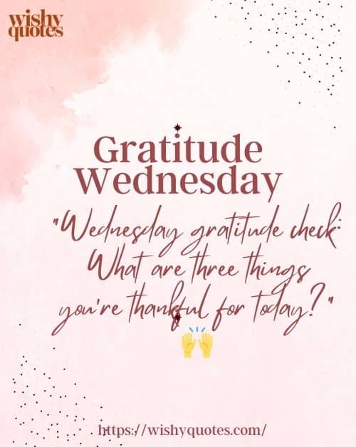 Gratitude wednesday