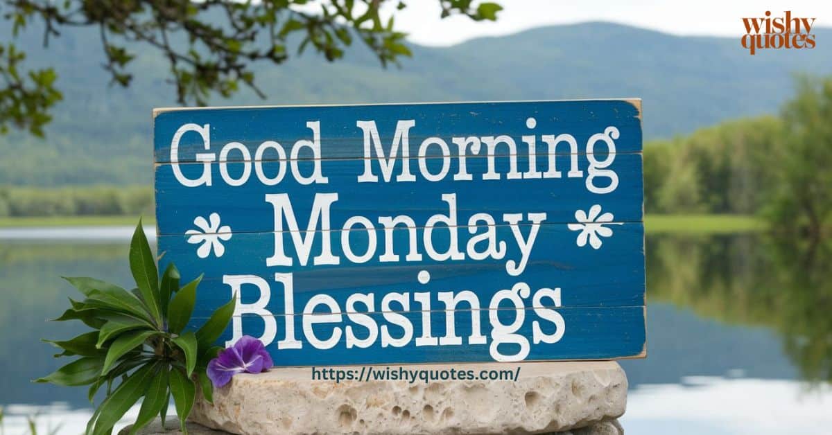 Good Morning Monday Blessings