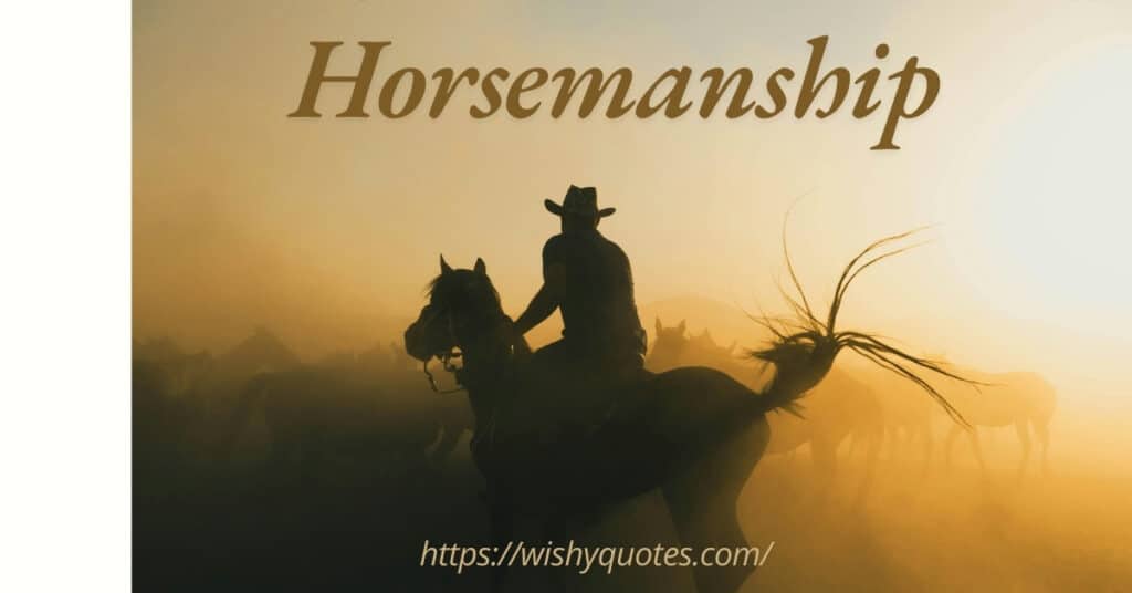 Horsemanship