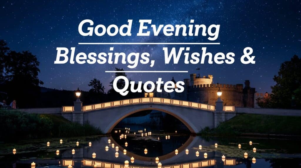 good evening blessings