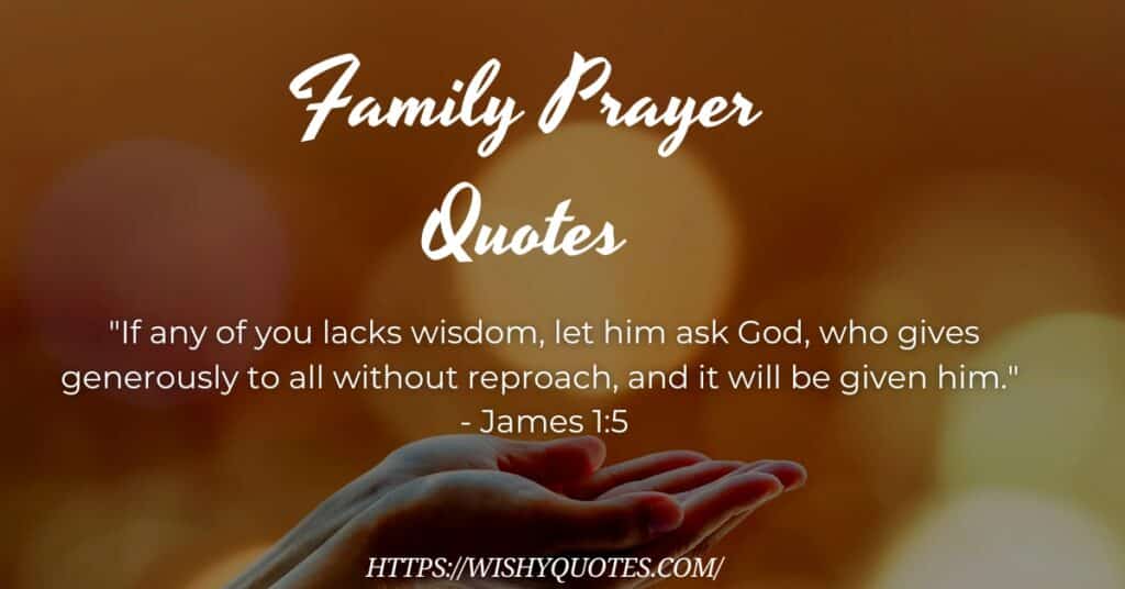 Family Prayer for Wisdom