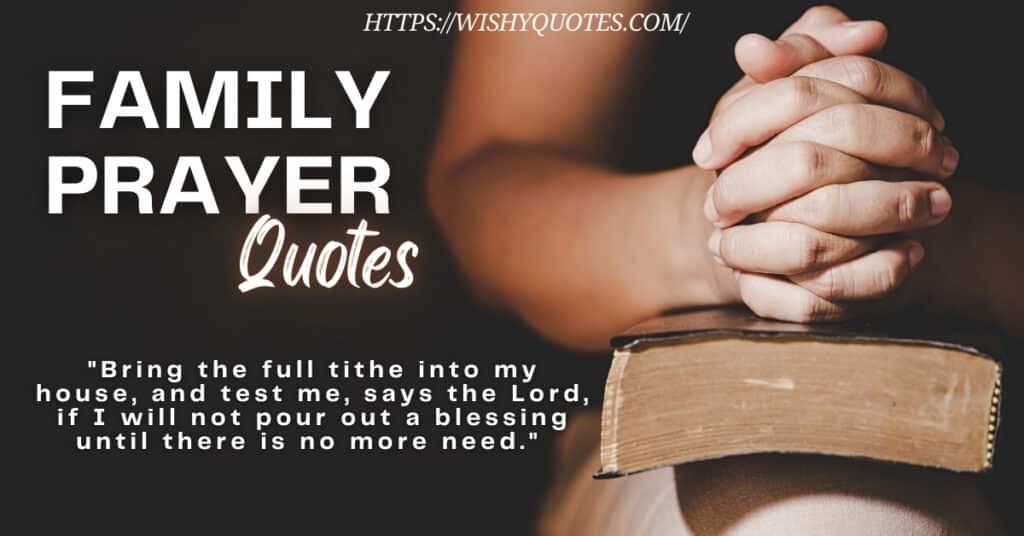 Prosperity Family Prayers for Quotes