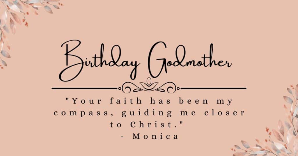 Christian Birthday Wishes for Godmother